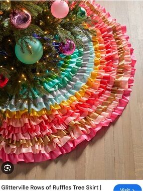 NOT FOR SALE! ISO GLITTERVILLE TREE SKIRT